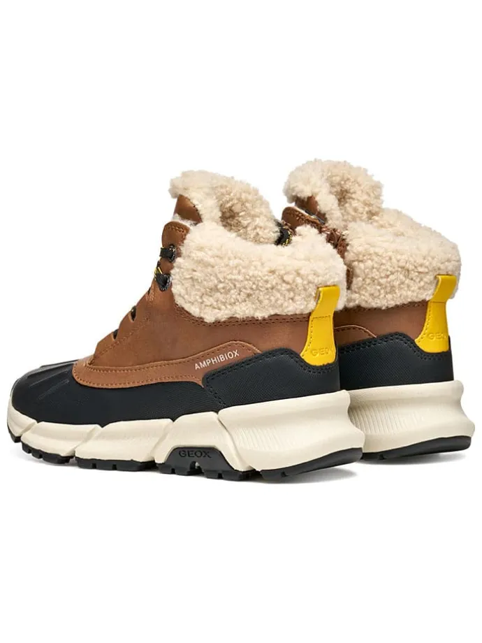 Winterboots "Flexyper" lichtbruin/zwart