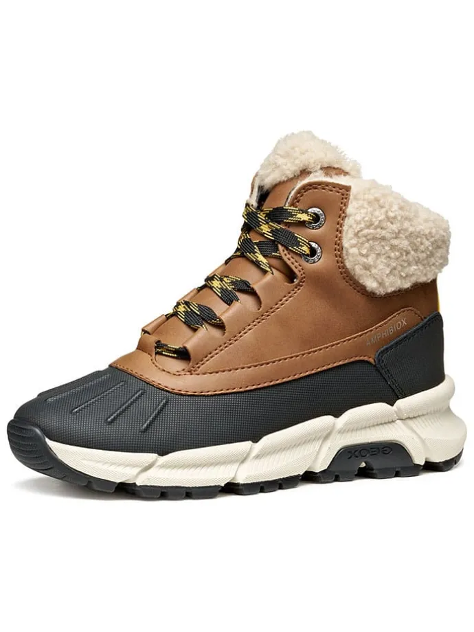 Winterboots "Flexyper" lichtbruin/zwart