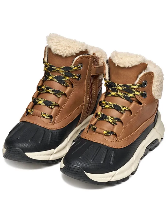Winterboots "Flexyper" lichtbruin/zwart