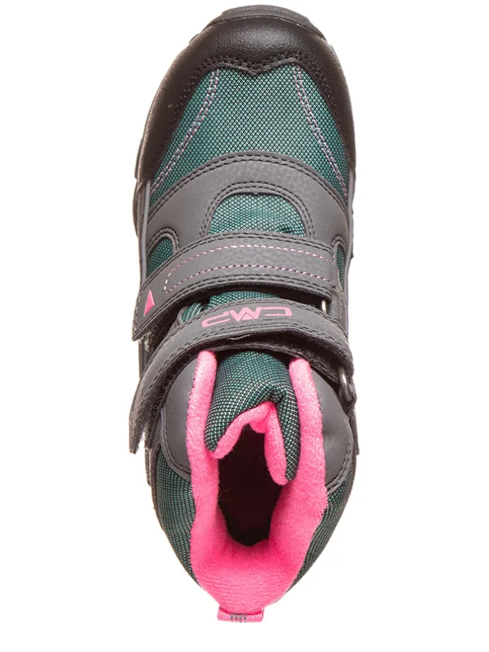 Winterboots grijs/groen/roze