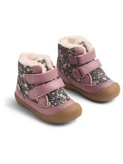 Winterboots lichtroze/antraciet