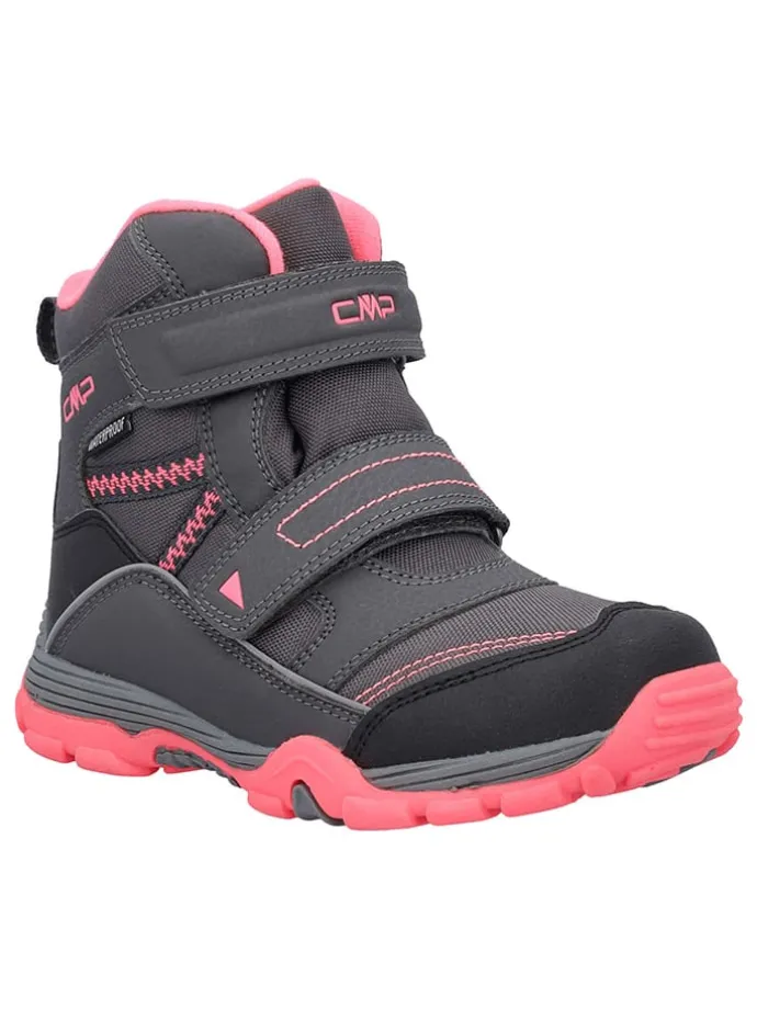 Winterboots "Pyry" grijs/roze