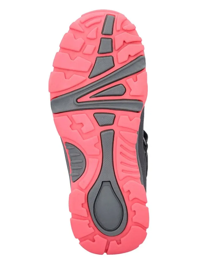 Winterboots "Pyry" grijs/roze