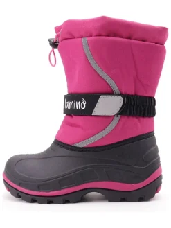 Winterboots roze/donkerblauw
