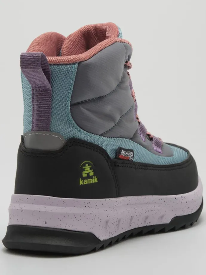 Winterboots "Stormymid2" grijs/lichtblauw