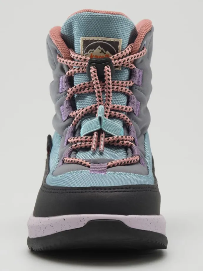 Winterboots "Stormymid2" grijs/lichtblauw