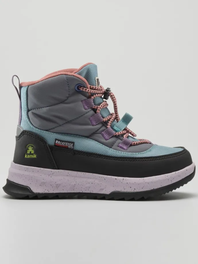 Winterboots "Stormymid2" grijs/lichtblauw