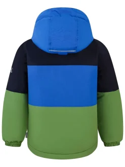 Winterjas "Gideon" blauw/groen/zwart