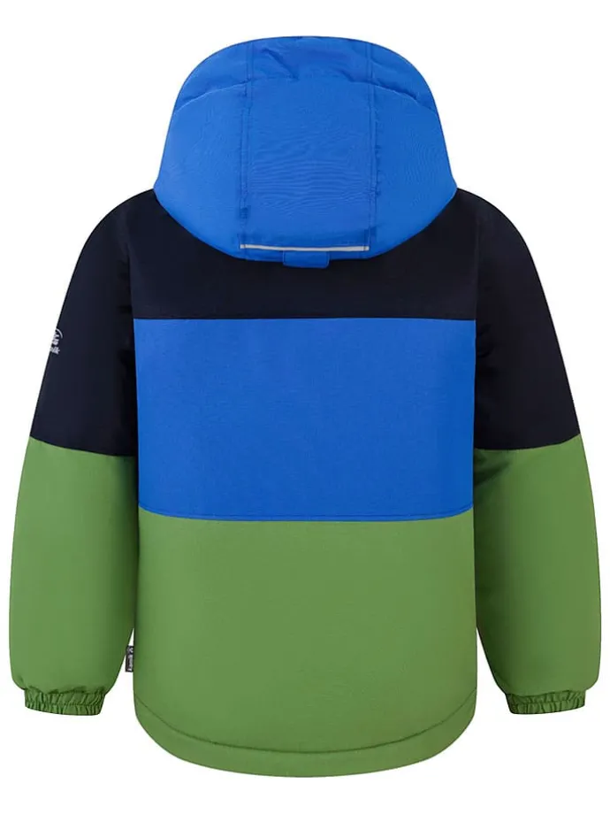 Winterjas "Gideon" blauw/groen/zwart