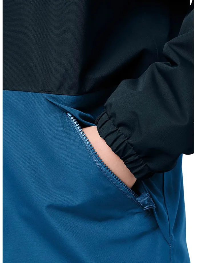 Winterjas "Snowy Days" donkerblauw/blauw