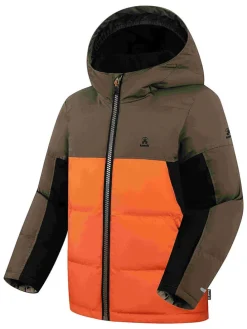 Winterjas ''Tucker'' kaki/oranje
