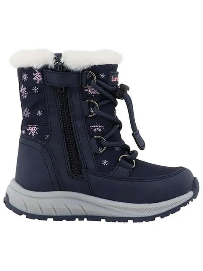 Winterlaarzen "Aria" donkerblauw