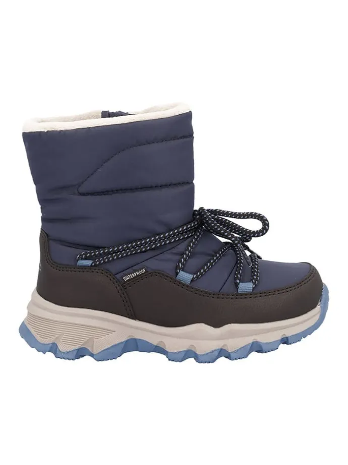 Winterlaarzen "Catay" donkerblauw/zwart