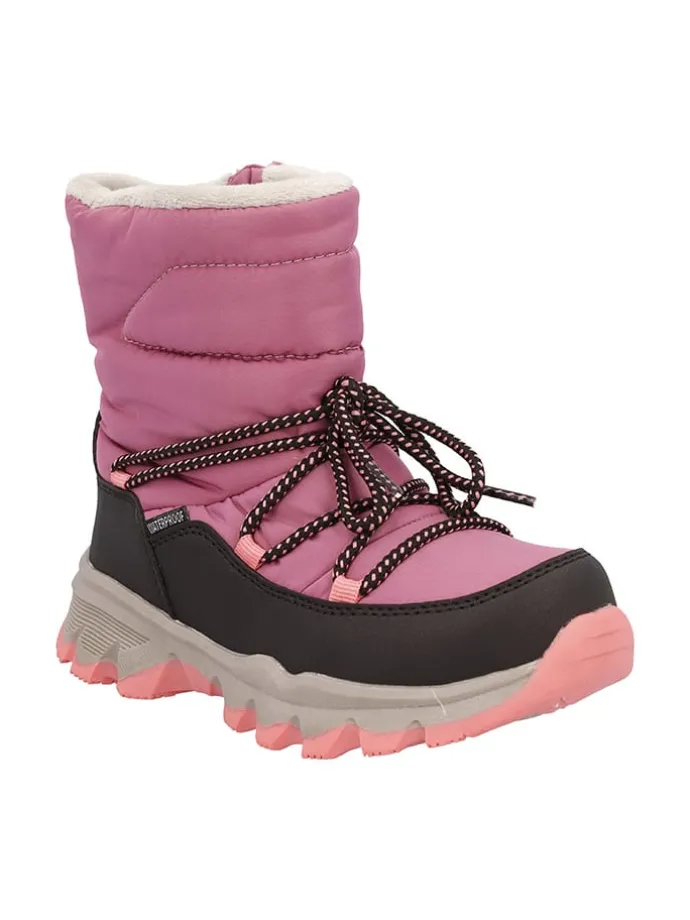 Winterlaarzen "Catay" roze/zwart