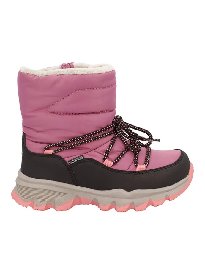 Winterlaarzen "Catay" roze/zwart