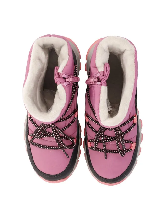 Winterlaarzen "Catay" roze/zwart