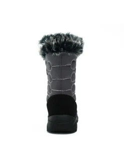 Winterlaarzen "Catwalk" grijs/paars