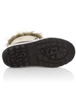 Winterlaarzen "Elisa" beige/zwart