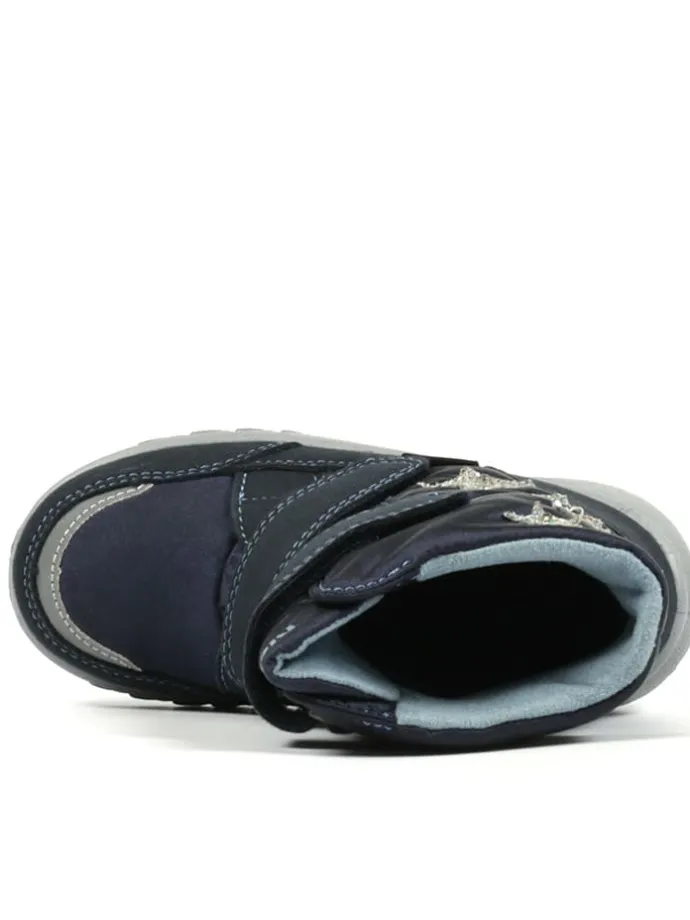 Winterlaarzen "Husky" donkerblauw
