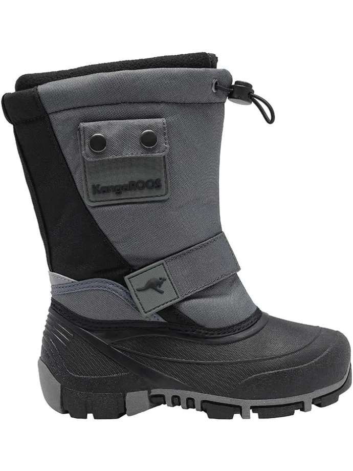 Winterlaarzen "Kanga-Bean II" zwart/grijs