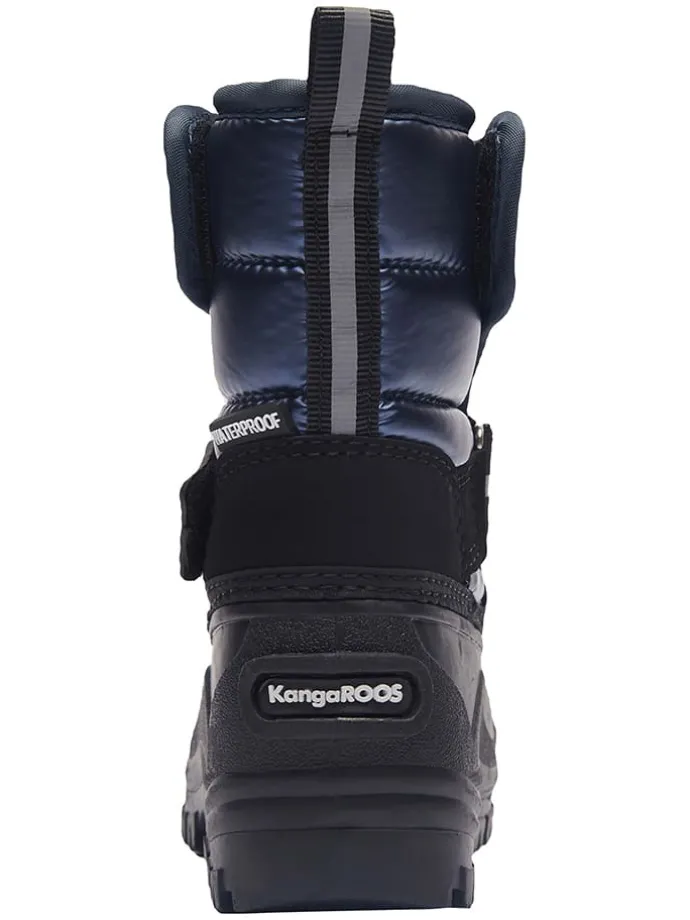 Winterlaarzen "Shell" zwart/donkerblauw
