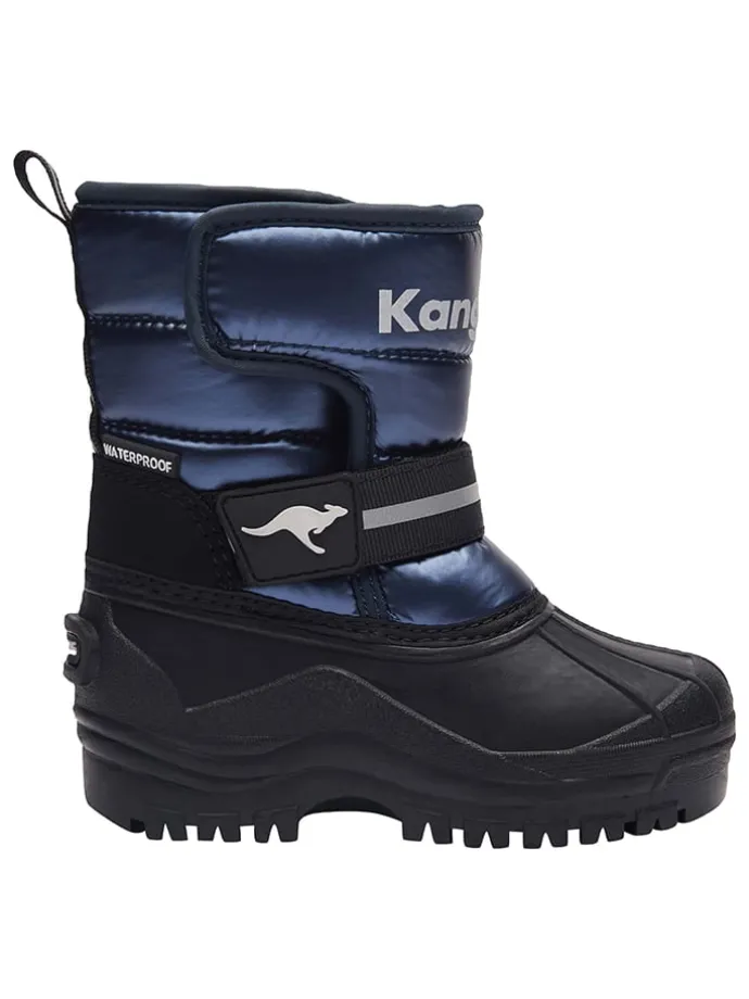 Winterlaarzen "Shell" zwart/donkerblauw