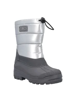 Winterlaarzen "Sneewy" zilverkleurig/zwart