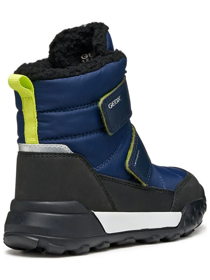 Winterlaarzen "Trekkyup" blauw/zwart