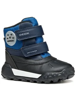 Winterlaarzen "Trekkyup" blauw/zwart