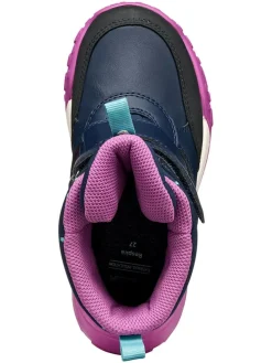 Winterlaarzen "Trekkyup" donkerblauw/paars