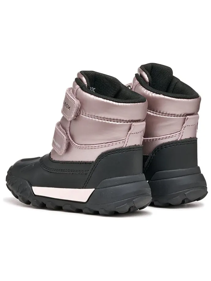 Winterlaarzen "Trekkyup" lichtroze/zwart
