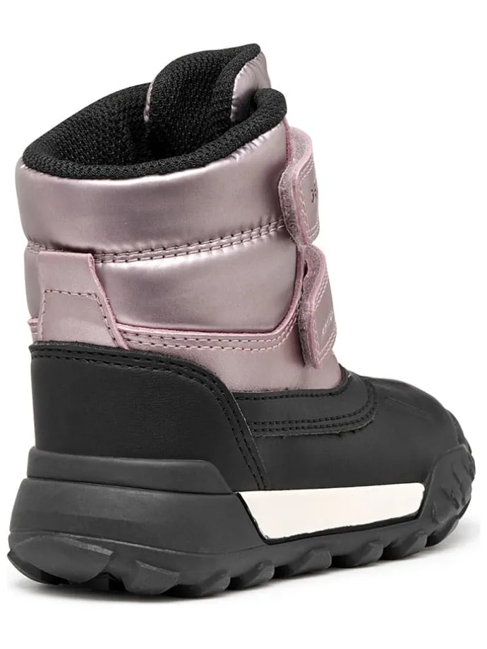 Winterlaarzen "Trekkyup" lichtroze/zwart