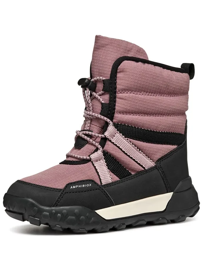 Winterlaarzen "Trekkyup" lichtroze/zwart