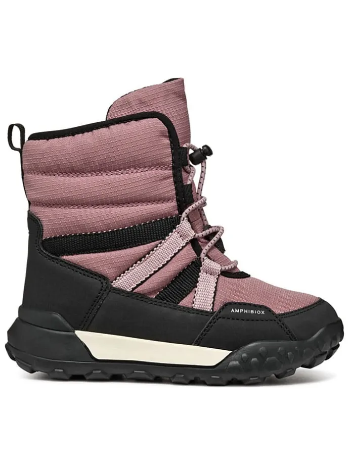 Winterlaarzen "Trekkyup" lichtroze/zwart