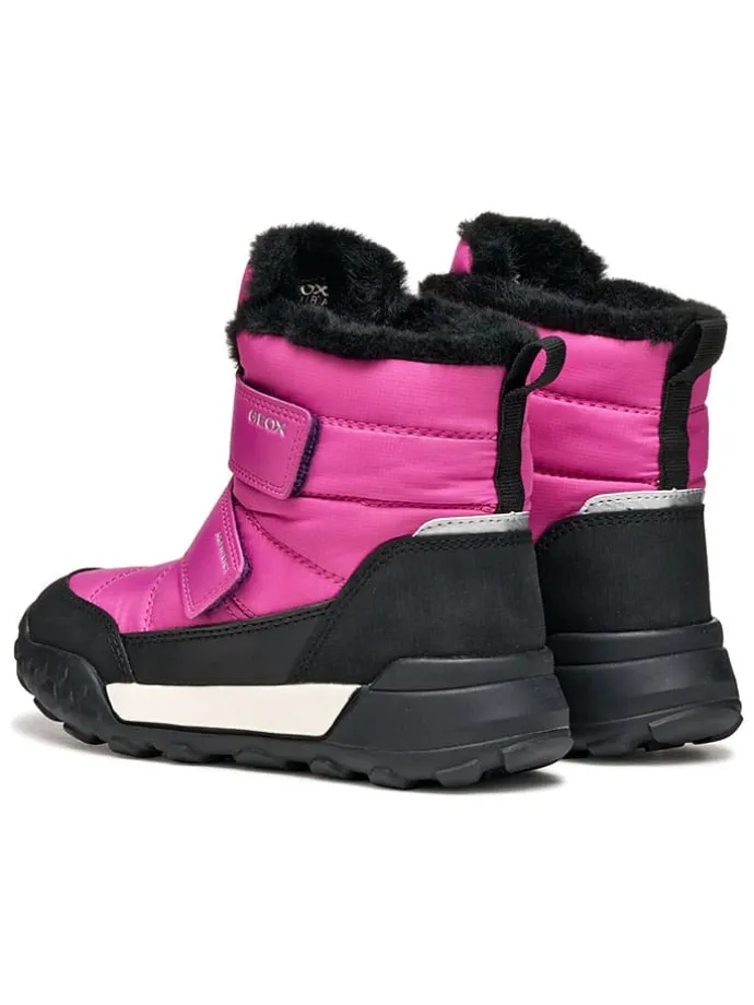 Winterlaarzen "Trekkyup" roze/zwart
