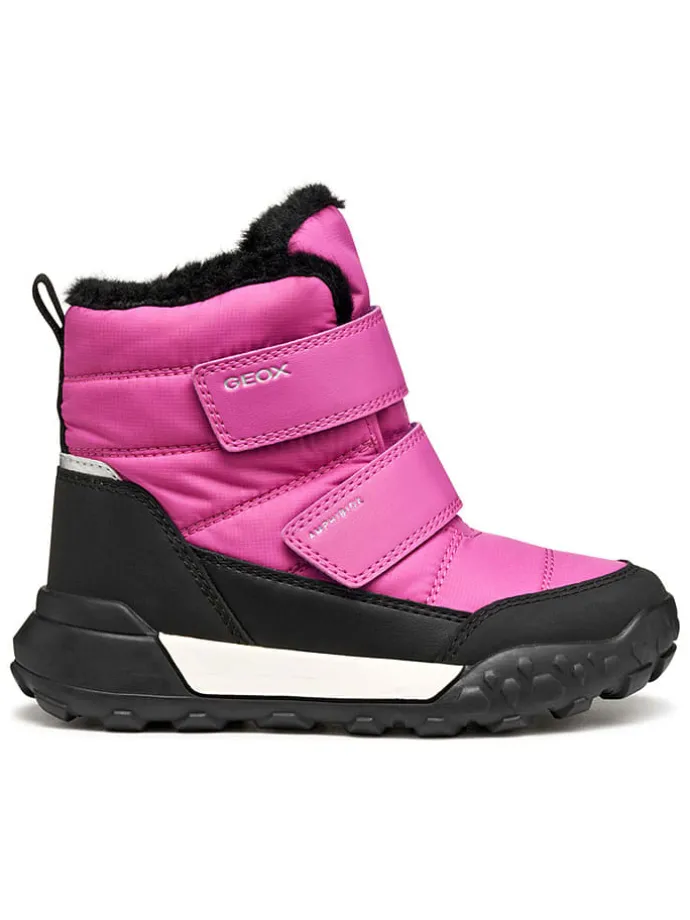 Winterlaarzen "Trekkyup" roze/zwart
