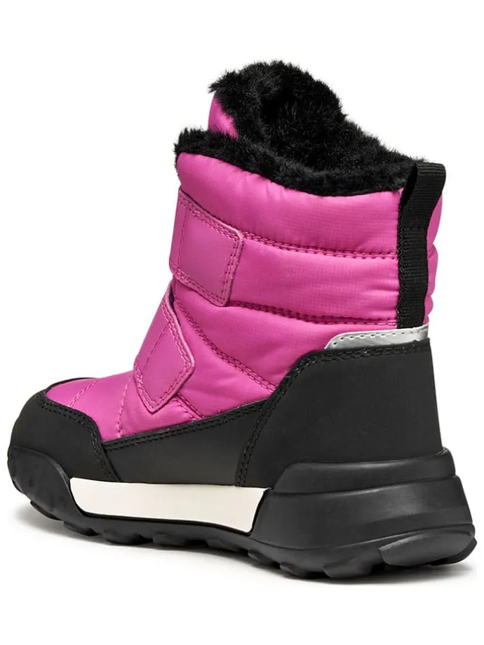 Winterlaarzen "Trekkyup" roze/zwart