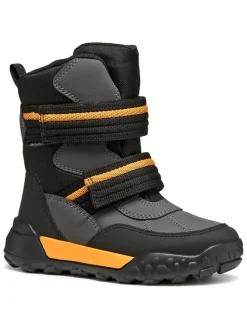 Winterlaarzen "Trekkyup" zwart/grijs