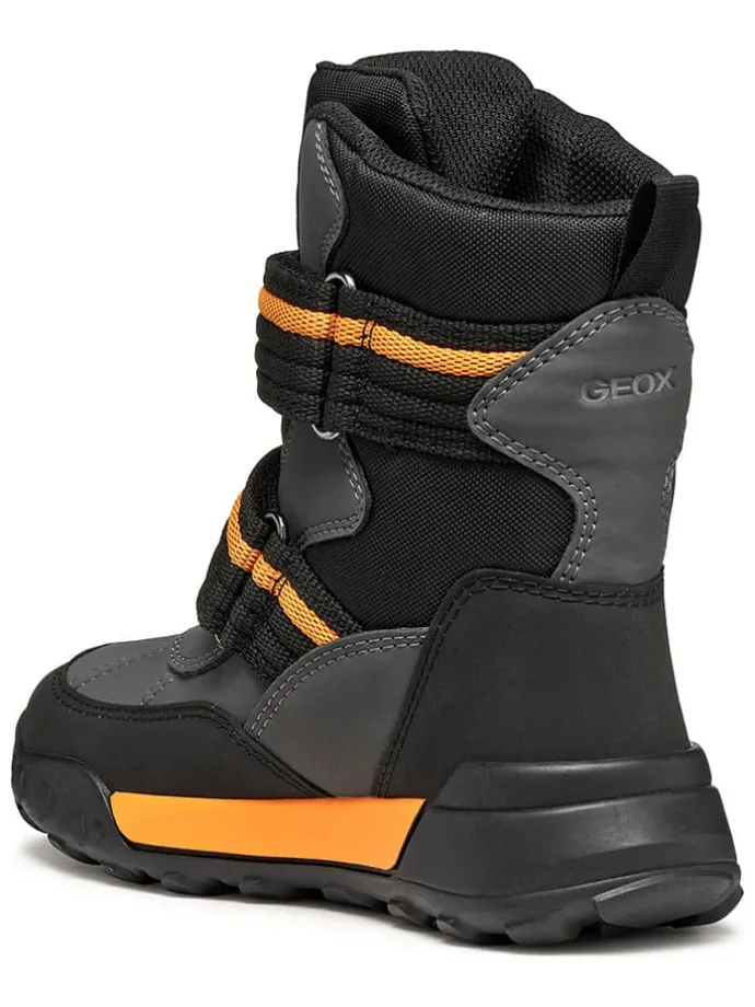 Winterlaarzen "Trekkyup" zwart/grijs