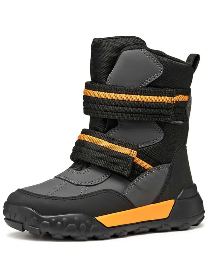 Winterlaarzen "Trekkyup" zwart/grijs