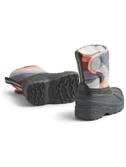 Winterlaarzen "Winty" zwart/meerkleurig
