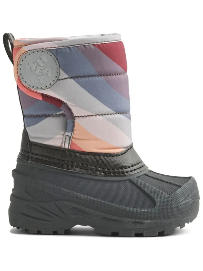 Winterlaarzen "Winty" zwart/meerkleurig