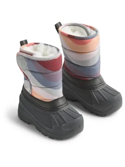 Winterlaarzen zwart/meerkleurig