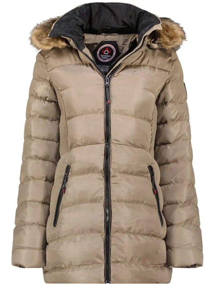 Wintermantel "Anieseak" taupe