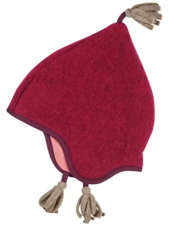 Wollen muts "Pipo Wool" rood