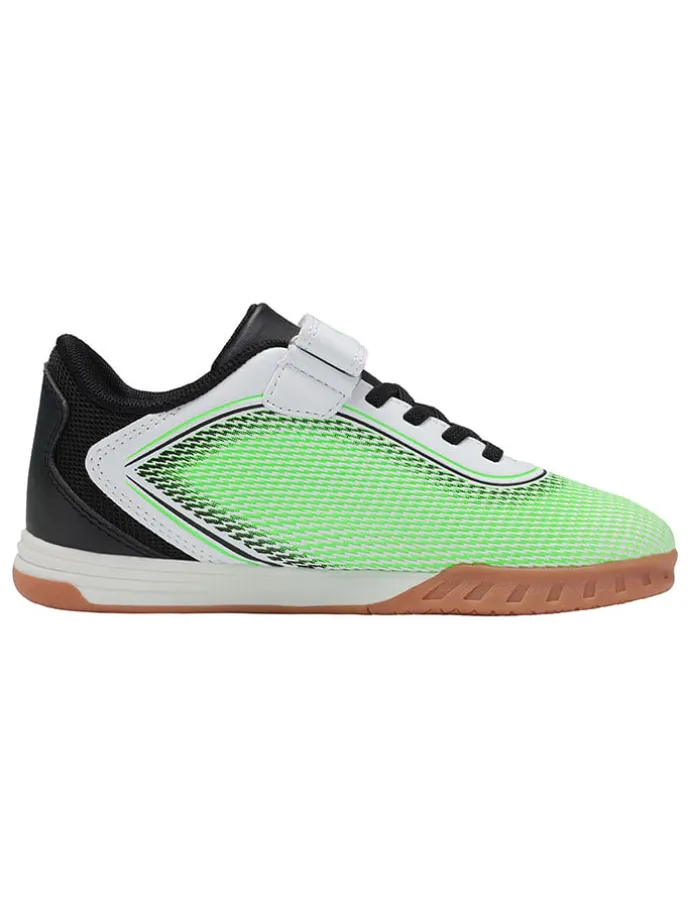 Zaalvoetbalschoenen "Course" groen/zwart