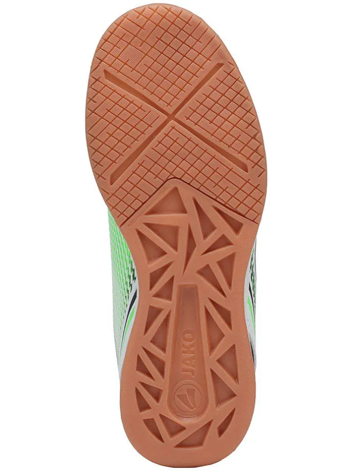 Zaalvoetbalschoenen "Course" groen/zwart
