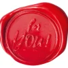 Zegelset rood/goudkleuirg/zilverkleurig
