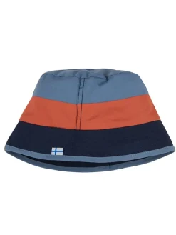 Zonnehoed "Lasse" donkerblauw/oranje