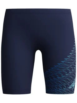 Zwembroek "Medley Logo" donkerblauw